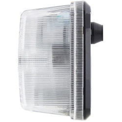 Kvadratinis atbulinės eigos žibintas, 12/24V, baltas, užsukamas, 84x51x84mm, ašmenų terminalas, Hella 2ZR003014091