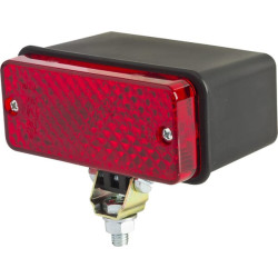 Rūko žibintas stačiakampis, 12/24V, raudonas, užsukamas, 134x50x72mm, Waś 1400696699Z