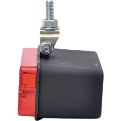 Rūko žibintas stačiakampis, 12/24V, raudonas, užsukamas, 134x50x72mm, Waś 1400696699Z