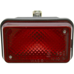 Rūko žibintas stačiakampis, 12/24V, raudonas, užsukamas, 136x86mm, Waś 1400696210