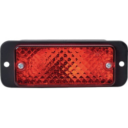Rūko žibintas stačiakampis, 12/24V, raudonas, užsukamas, 134x50x72mm, Waś 1400696699