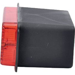 Rūko žibintas stačiakampis, 12/24V, raudonas, užsukamas, 134x50x72mm, Waś 1400696699