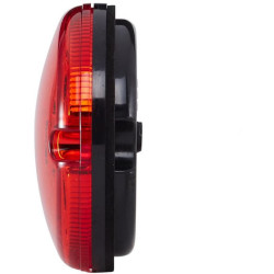 Rūko žibintas LED, apvalus, 10/30 V, raudonas, užsukamas, Ø 95 mm, 17 šviesos diodų, Hella ValueFit 2NE357028031