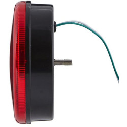 Rūko žibintas LED, apvalus, 10/30 V, raudonas, užsukamas, Ø 122 mm, 24 šviesos diodai, Hella ValueFit 2NE357027031