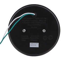 Rūko žibintas LED, apvalus, 10/30 V, raudonas, užsukamas, Ø 122 mm, 24 šviesos diodai, Hella ValueFit 2NE357027031