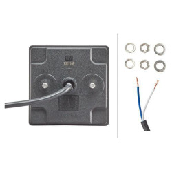 Rūko žibintas LED, kvadratinis, 12V, raudonas, užsukamas, 80x33,7x80mm, Hella ValueFit 2NE357029041