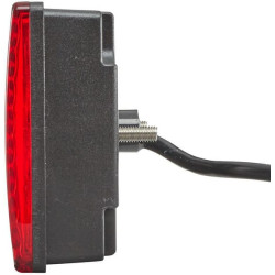 Rūko žibintas LED, kvadratinis, 24V, raudonas, užsukamas, 80x33,7x80mm, Hella ValueFit 2NE357029141