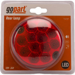 Rūko žibintas LED, apvalus, 12/24V, Ø 95mm, gopart LA45021