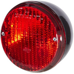 Rūko žibintas apvalus, 12/24V, raudonas, užsukamas, Ø 140 mm, ašmenų gnybtas, Hella 2NE001423011