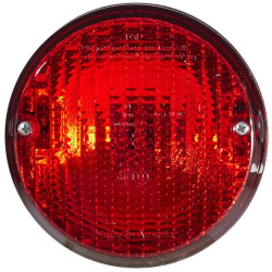 Rūko žibintas apvalus, 12/24V, raudonas, užsukamas, Ø 140 mm, ašmenų gnybtas, Hella 2NE001423011