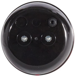 Rūko žibintas apvalus, 12/24V, raudonas, užsukamas, Ø 140 mm, ašmenų gnybtas, Hella 2NE001423011