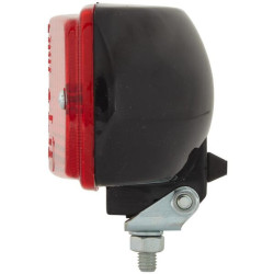 Rūko žibintas stačiakampis, 12V, raudonas, užsukamas, 124x69x74mm, Blade terminalas, Hella 2NE002985001