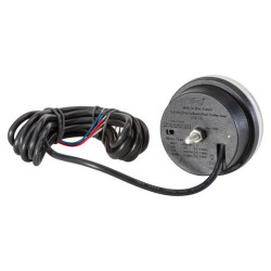 Krypties ir padėties šviesos diodas, priekinis, apvalus, 12 V, geltonas/baltas, užsukamas, Ø 83 mm, 25 šviesos diodai, Hella 2BE