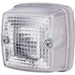 Žymeklis 5W, kvadratas, 12/24V, skaidrus/baltas, prisukamas, 84x51x84mm, ašmenų gnybtas, Hella 2PF003014071