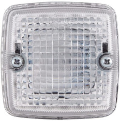 Žymeklis 5W, kvadratas, 12/24V, skaidrus/baltas, prisukamas, 84x51x84mm, ašmenų gnybtas, Hella 2PF003014071