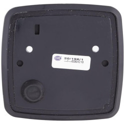 Žymeklis 5W, kvadratas, 12/24V, skaidrus/baltas, prisukamas, 84x51x84mm, ašmenų gnybtas, Hella 2PF003014071