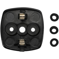 Žymeklis 5W, kvadratinis, 12V, skaidrus/baltas, užsukamas, 62x42x62mm, Hella 2PF004081001