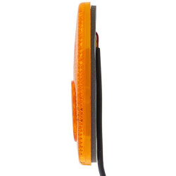 Šviesos diodas, 0,50 W, ovalus, 12 V, geltonas, užsukamas, 101,6 x 45 mm, 2 šviesos diodai, Hella 2PS964295061