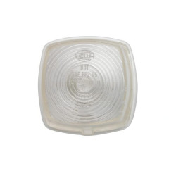 Žymeklis 5W, kvadratinis, 12V, skaidrus/baltas, užsukamas, 62x40x62mm, Hella 2PF003057001