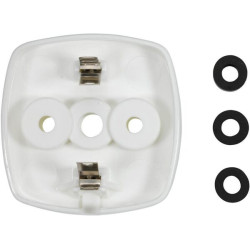 Žymeklis 5W, kvadratinis, 12V, skaidrus/baltas, užsukamas, 62x40x62mm, Hella 2PF003057001