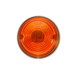 Indikacinė lemputė 18W, apvali, 12V, gintarinė, užsukama, Ø 80mm, Hella 2BA001259611