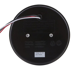 Stabdžių žibintas LED, apvalus, 10/30 V, raudonas, užsukamas, Ø 122 mm, 24 šviesos diodai, Hella ValueFit 2SB357027011