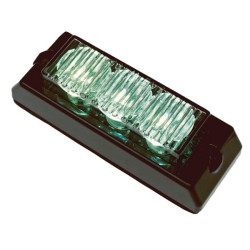 Įspėjamoji lemputė LED, 12/24V, balta, 32x90x25mm, Britax L5203DV