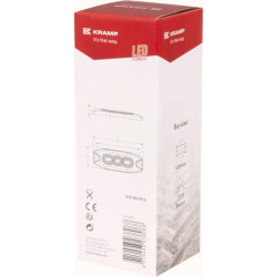 Mirksi įspėjamoji lemputė, gintarinė, 3 LED LA20073