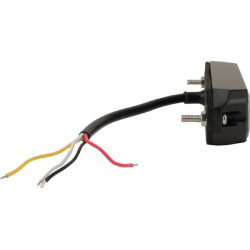 Įspėjamoji lemputė LED, 12W, 12-24V, gintarinė, užsukama, 96x28x19mm, 4 šviesos diodai, Kramp LA20013