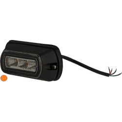 Įspėjamoji lemputė LED, gintarinė, 3 šviesos diodai, Kramp LA20063