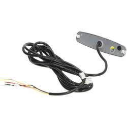 Mirksintis įspėjamasis šviesos diodas, stačiakampis, 10/30V, oranžinis, 130x30x7mm, 6 šviesos diodai, Kramp LA200763M