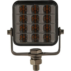 Įspėjamoji lemputė LED, 10-30V, gintarinė, 12 LED, Kramp LA20066