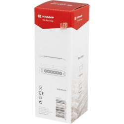 Mirksi įspėjamoji lemputė, gintarinė, 6 LED LA20076