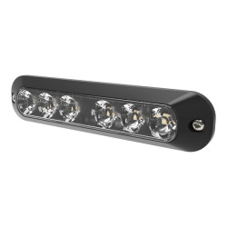 Kryptinis blykstė 6 LED 12/24V gintaro spalvos ED3705AMB