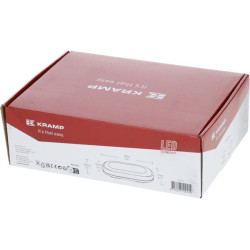 Šviesos juosta LED, 90W, 12-24V, gintarinė, magnetinė, 248x171x55mm, 30 LED, Kramp LA20007