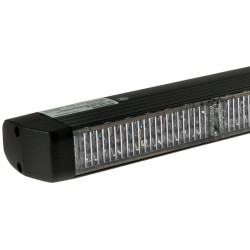 Šviesos juosta, 12/24V, gintarinė, prisukama, 1059x32x53mm, daugialypė blykstė, 10 x 6 LED, Kramp 1603140737KR
