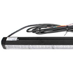 Šviesos juosta, 12/24V, gintarinė, prisukama, 1059x32x53mm, daugialypė blykstė, 10 x 6 LED, Kramp 1603140737KR