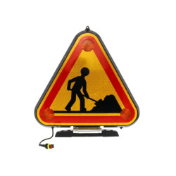 Triflash LED 10-30V 500mm I klasė, 3m laidas, rankinis keltuvas 2090L51200