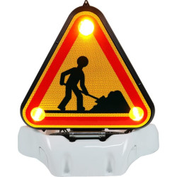 Triflash LED 12V 500mm II klasė, 3m laidas, elektrinis keltuvas 2090L5220E