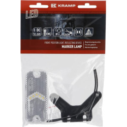 Žymeklis LED, stačiakampis, 12-24V, 105,4x45x11,8 mm, Kramp LA30106