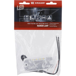 Žymeklis LED, stačiakampis, 12-24V, 105,4x45x11,8 mm, Kramp LA30100