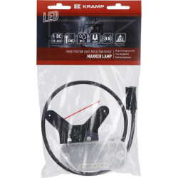 Žymeklis LED, stačiakampis, 12-24V, 105,4x45x11,8 mm, Jaeger, Kramp LA30101