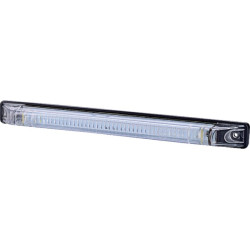 Žymeklis LED, 0,5/1W, stačiakampis, 12/24V, baltas, 255x24x27mm, 2 šviesos diodai, gopart LA35059