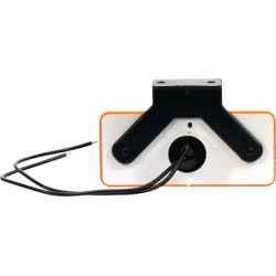 Žymeklis LED, stačiakampis, 12/24V, gintaras, užsukamas, 116x21x66mm, Waś 1400690550