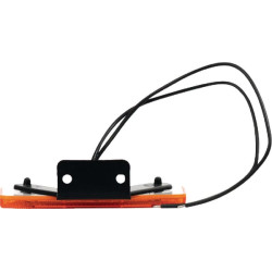 Žymeklis LED, stačiakampis, 12/24V, gintaras, užsukamas, 116x21x66mm, Waś 1400690550