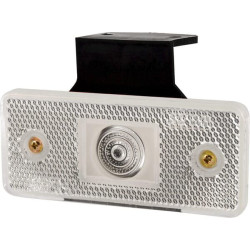 Žymeklis LED, stačiakampis, 12/24V, skaidrus, užsukamas, 116x21x66mm, Waś 14006901050