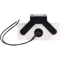 Žymeklis LED, stačiakampis, 12/24V, skaidrus, užsukamas, 116x21x66mm, Waś 14006901050