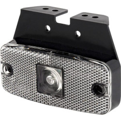 Žymeklis LED, stačiakampis, 12/24V, skaidrus, užsukamas, 111x75mm, Waś 1400690890