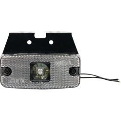 Žymeklis LED, stačiakampis, 12/24V, skaidrus, užsukamas, 111x75mm, Waś 1400690890