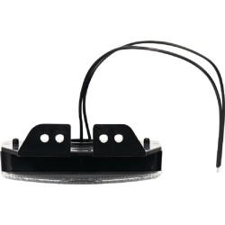 Žymeklis LED, stačiakampis, 12/24V, skaidrus, užsukamas, 111x75mm, Waś 1400690890